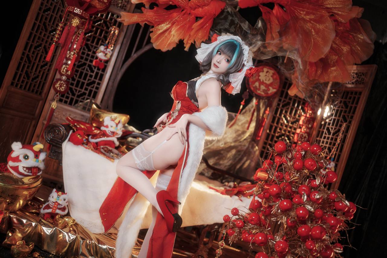 Bangni邦尼 No.078 新春柴郡 [81P,8V-1.58GB]-COSX写真网