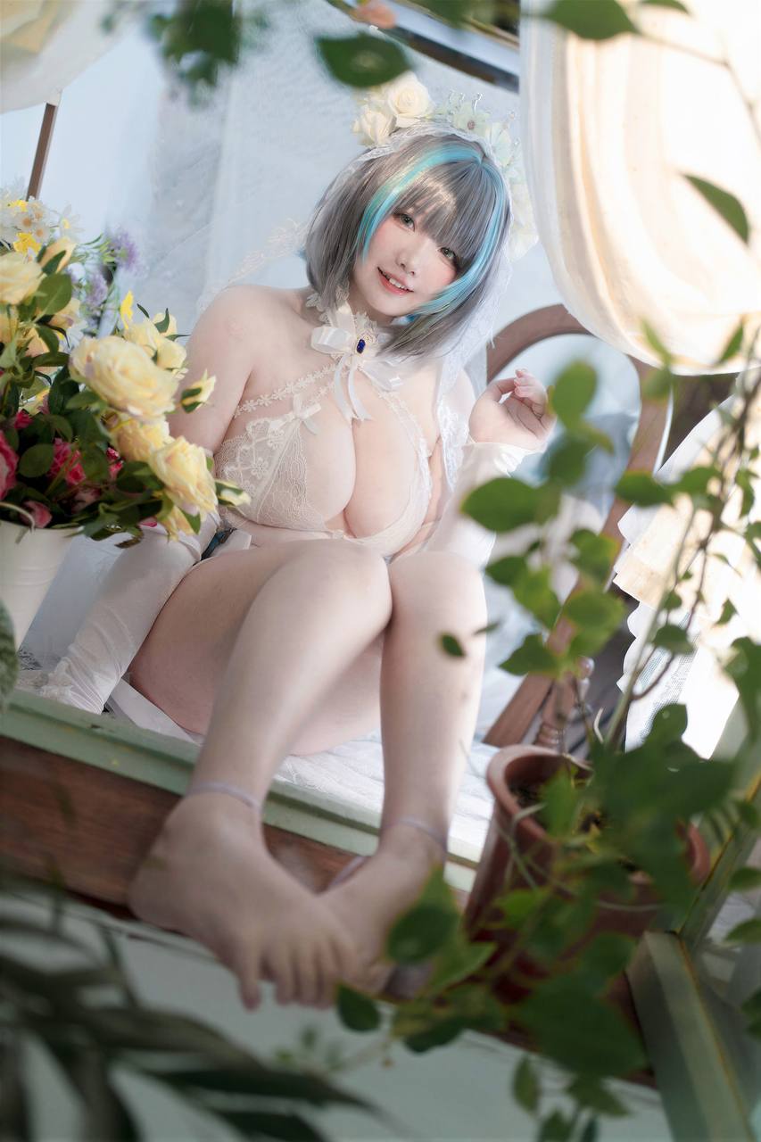 图片[2]-阿半今天很开心 No.054 – 碧蓝航线 柴郡誓约花嫁 [130P,4V-1.29GB]-COSX写真网