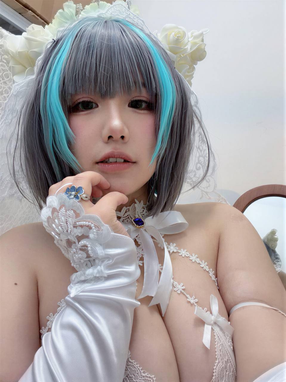 图片[3]-阿半今天很开心 No.054 – 碧蓝航线 柴郡誓约花嫁 [130P,4V-1.29GB]-COSX写真网