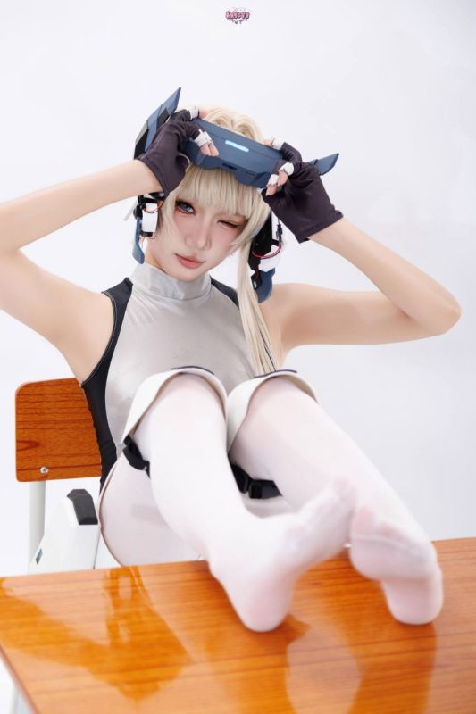 柒柒要乖哦 No.076 – 蔚蓝档案 飞鸟马时 竞泳 [64P-467MB]-COSX写真网