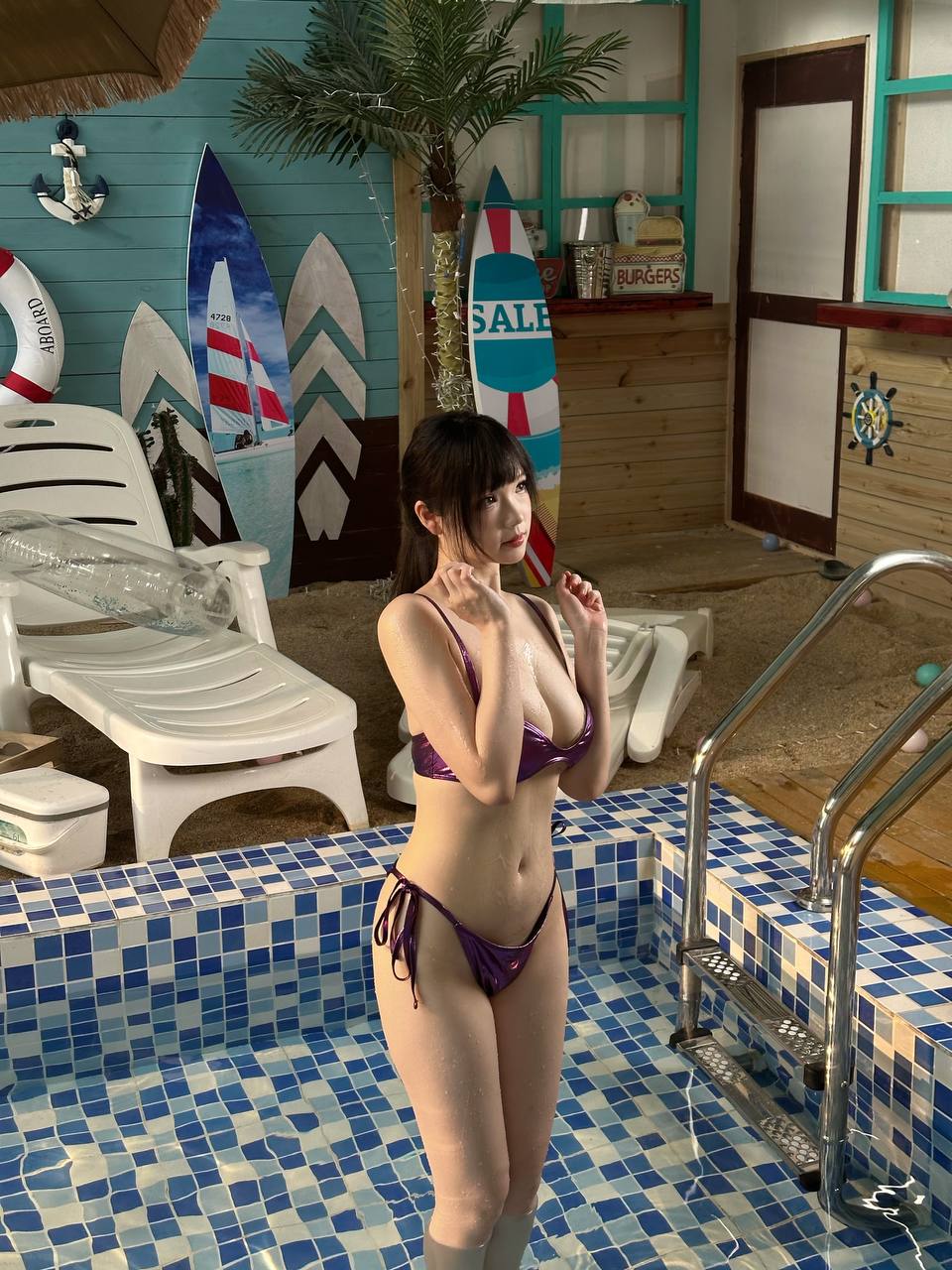 图片[3]-雪晴Astra 比基尼+瑜伽服 [120P,7V-2.88GB]-COSX写真网