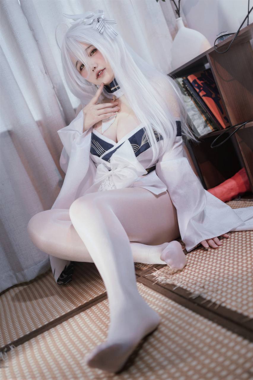 图片[2]-阿半今天很开心 No.053 – 碧蓝航线 白凤和服 [60P,1V-753MB]-COSX写真网