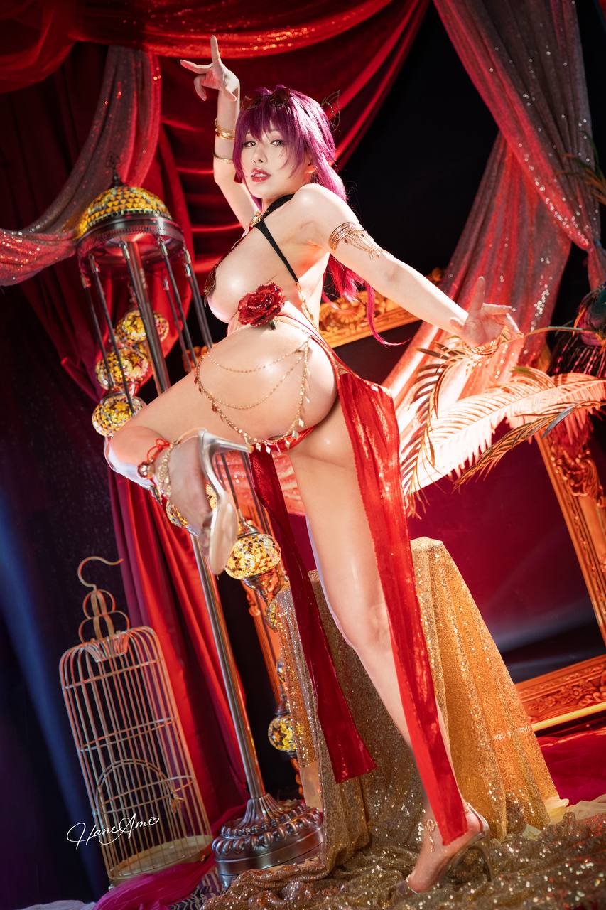 图片[2]-雨波_HaneAme 星穹铁道 卡夫卡舞娘 [43P,6V-547MB]-COSX写真网