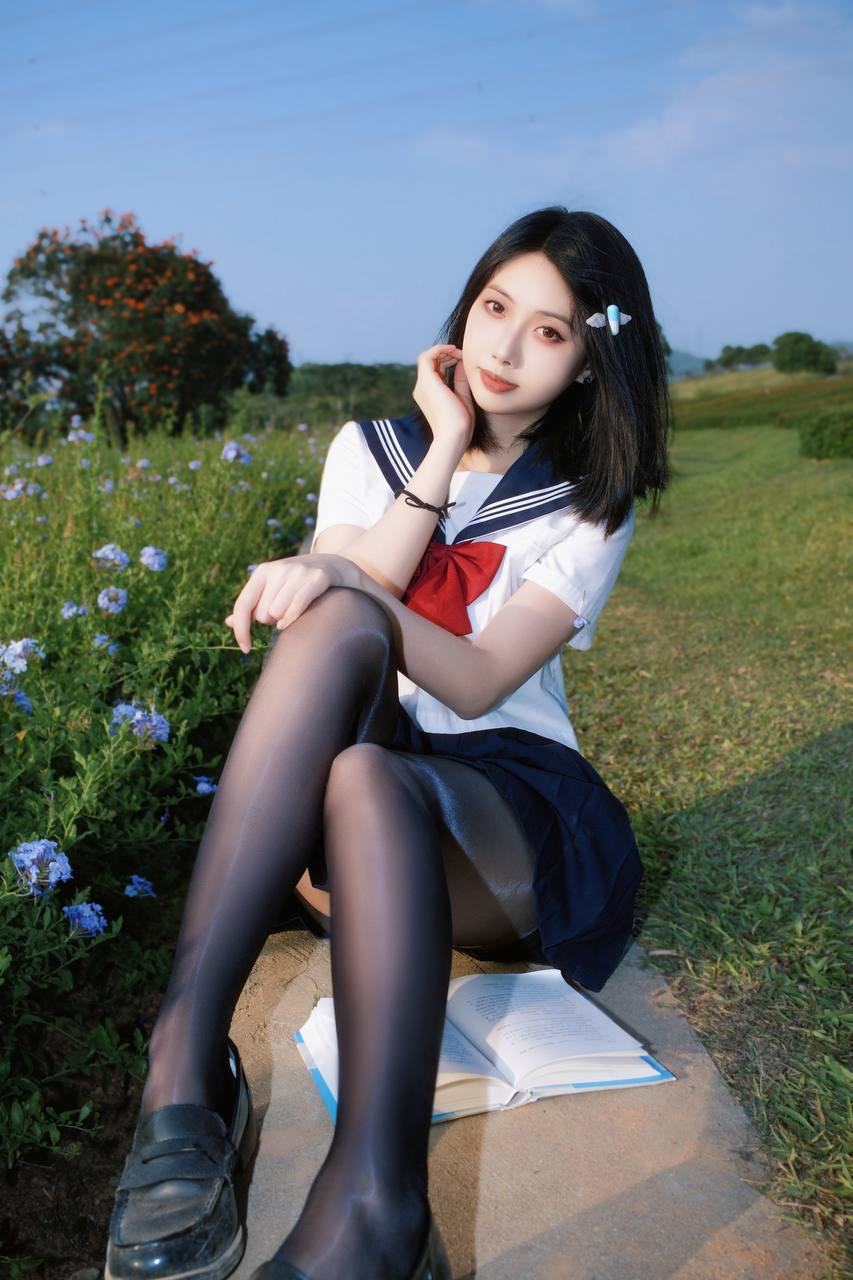 图片[3]-七只红豆 红豆蓝花JK [39P-496MB]-COSX写真网