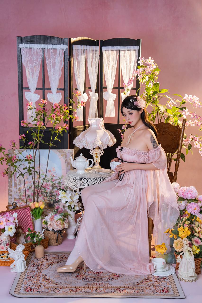 图片[3]-奈汐酱nice No.115 粉红茶事 [80P,1V-2.62GB]-COSX写真网