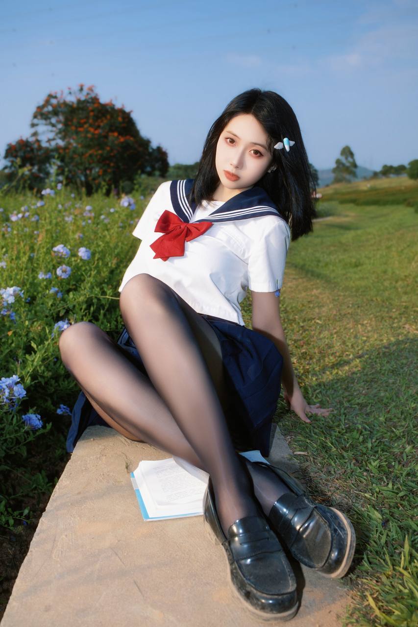 图片[4]-七只红豆 红豆蓝花JK [39P-496MB]-COSX写真网