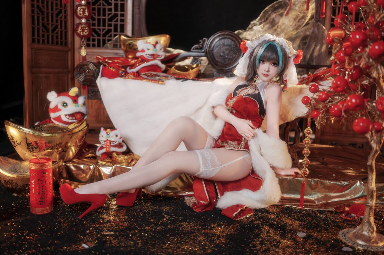 图片[5]-Bangni邦尼 No.078 新春柴郡 [81P,8V-1.58GB]-COSX写真网
